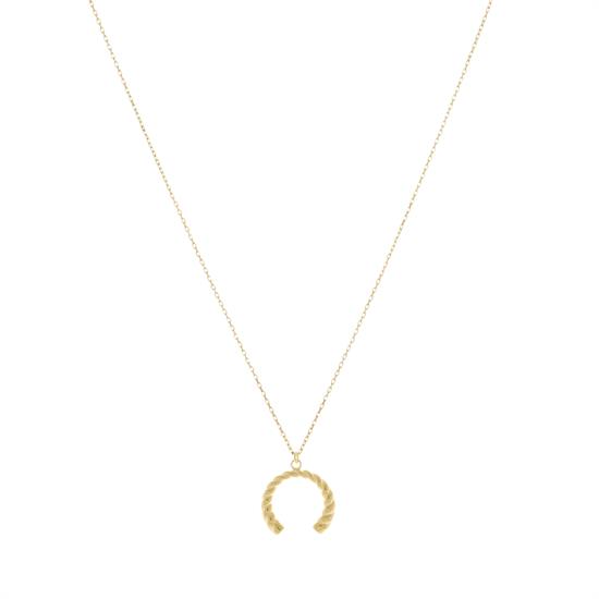 Burgu Model 14 Ayar Altın Kolye 