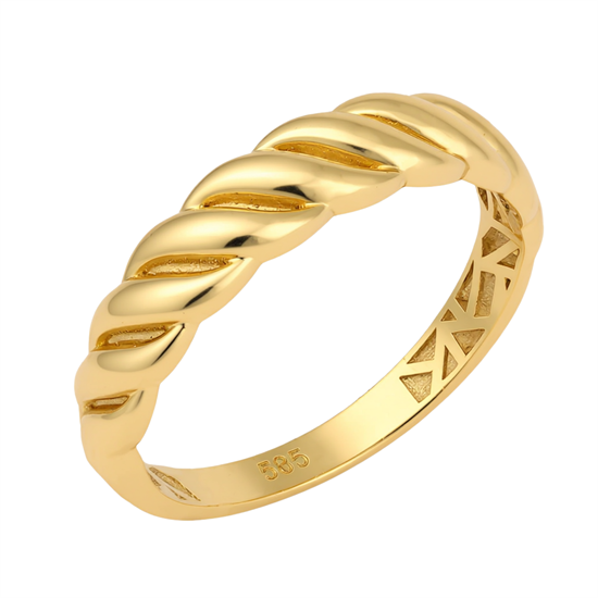 Burgu Model 14 Ayar Altın Yüzük