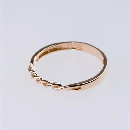 Burgu Modeli 14 Ayar Altın Yüzük