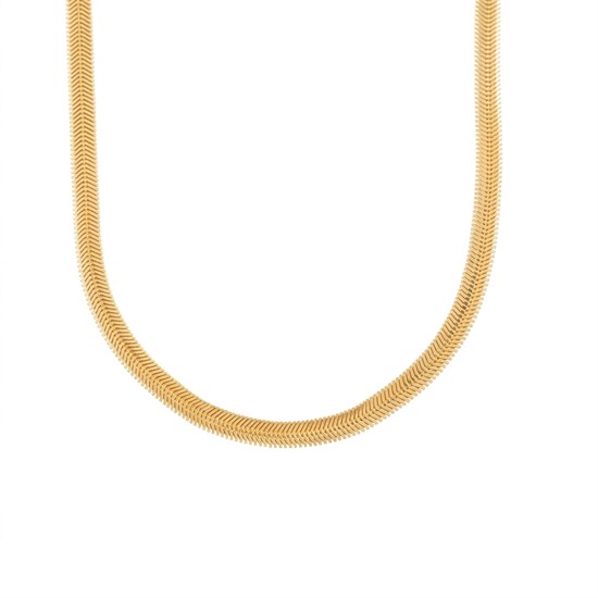 Balıksırtı 6 mm 14 Ayar Altın Zincir