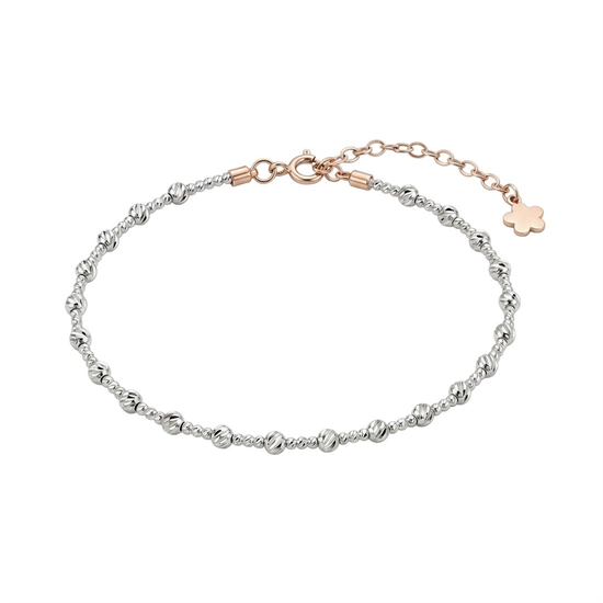 Dorika 14 Ayar Beyaz Altın Bileklik