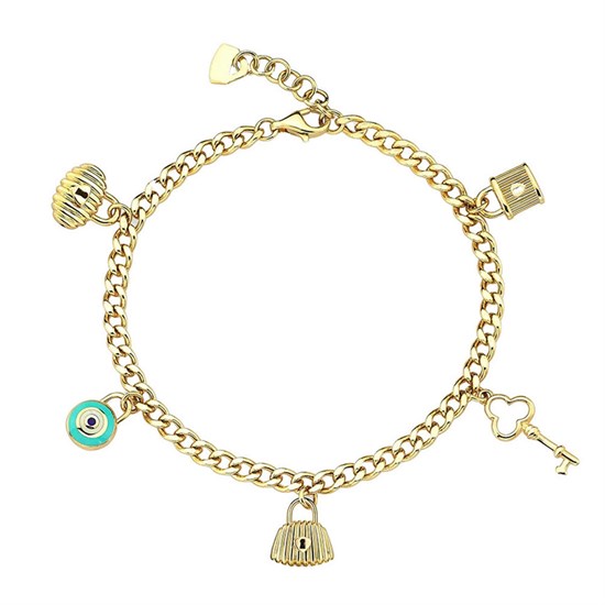 Cetaş 14 Ayar Altın Bileklik Bir Dilek Tut