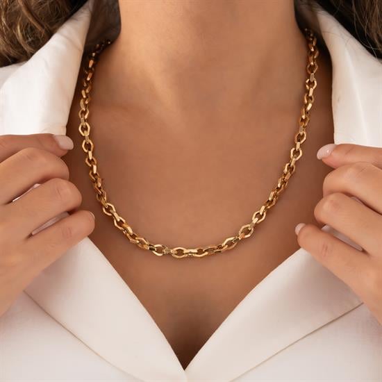 Cetaş 14 Ayar Altın Zincir