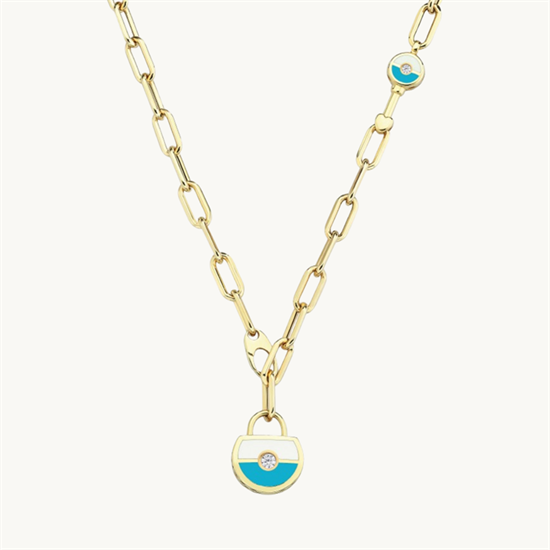 Cetaş Altın Dilek Kolye 14 Ayar