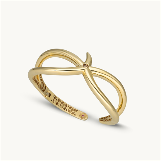 14 Ayar Altın Cetaş Aqualis Kelepçe