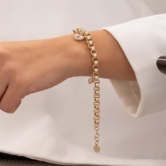 Cetaş Charmlı 14 Ayar Altın Bileklik