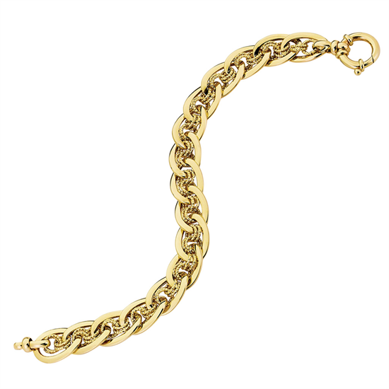 Cetaş Eterna 14 Ayar Sarı Altın Bileklik