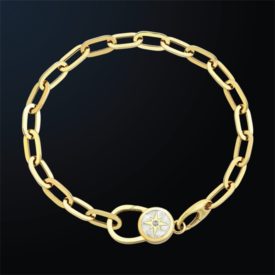 Cetaş Eterna Sarı Altın 14 Ayar Bileklik