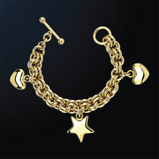 Cetaş Eterna Altın Sevgi Bilekliği Sarı Altın 14 Ayar