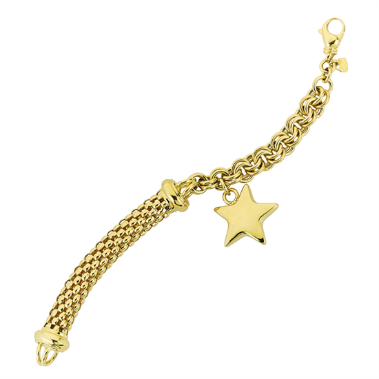 Cetaş Eterna Altın Yıldız Bileklik 14 Ayar