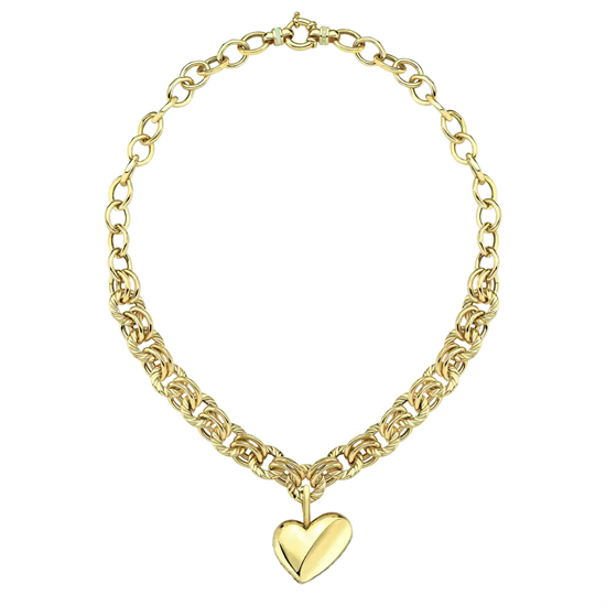 Cetaş Eterna Kalpli 14 Ayar Altın Kolye