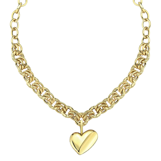 Cetaş Eterna Kalpli 14 Ayar Altın Kolye