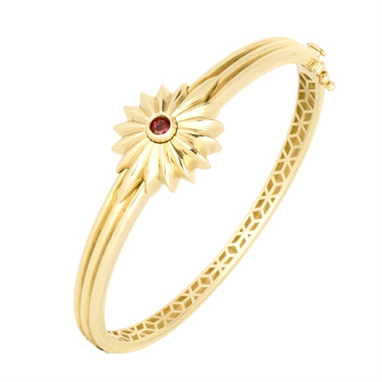 Cetaş Eterna Lotus Altın Kelepçe 14 Ayar