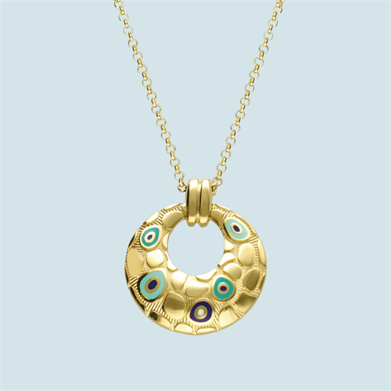 Cetaş Fortuna Altın Kolye 14 Ayar Sarı Altın