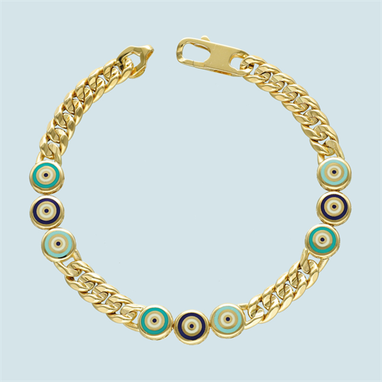 Cetaş Fortuna Altın Bileklik 14 Ayar Mineli