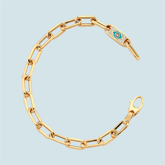 Cetaş Fortuna Altın Mineli Bileklik 14 Ayar