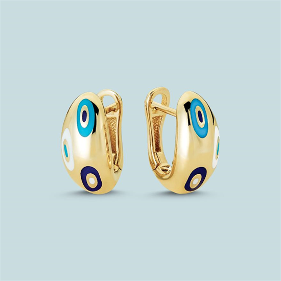 Cetaş Fortuna Sarı Altın Küpe