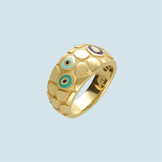 Cetaş Fortuna 14 Ayar Altın Yüzük Mineli