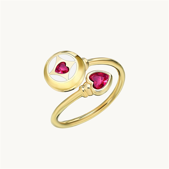 14 Ayar Altın Cetaş Kozmoz Yüzük