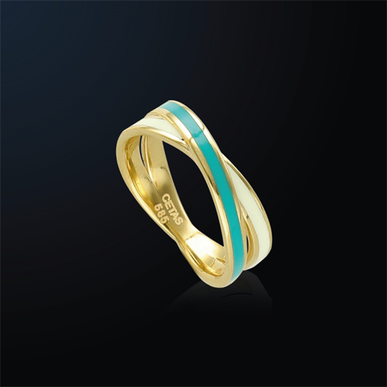 Cetaş Minima Yüzük Mineli 14 Ayar Altın