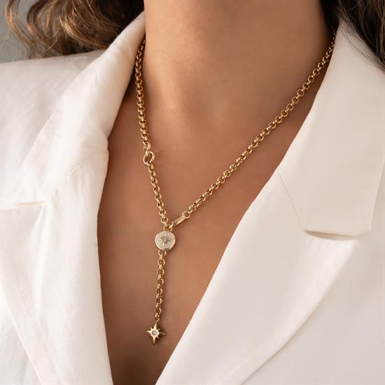 Cetaş Polaris Yıldızı 14 Ayar Altın Kolye