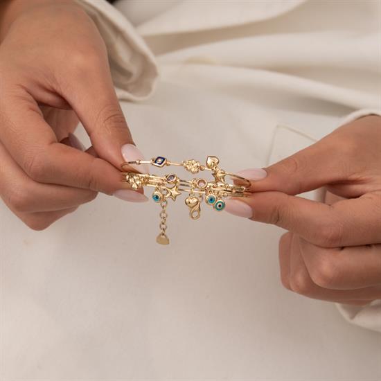 Cetaş Sallantılı 14 Ayar Altın Kelepçe