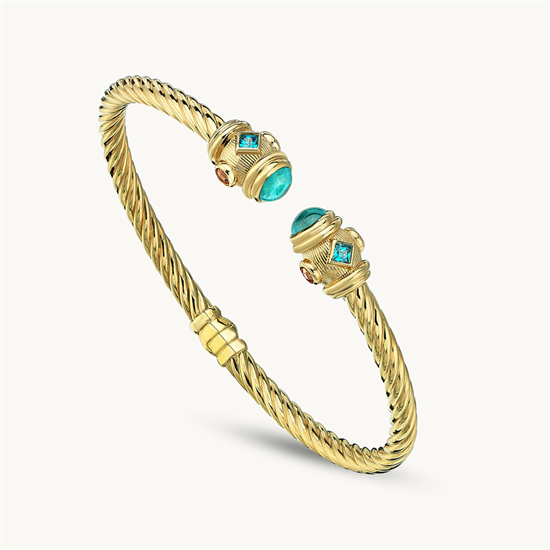 Cetaş Twist Altın Kelepçe 14 Ayar