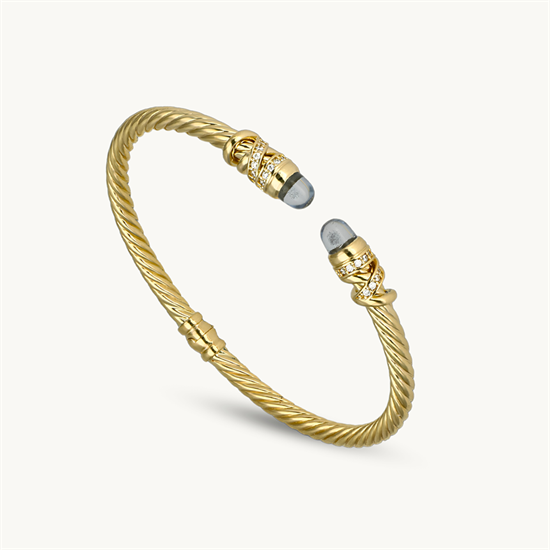 Altın Cetaş Twist Kelepçe 14 Ayar