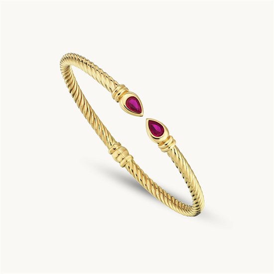 14 Ayar Altın Cetaş Twist Kelepçe