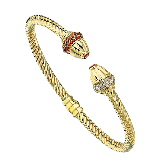 Cetaş Twist Kelepçe 14 Ayar Altın