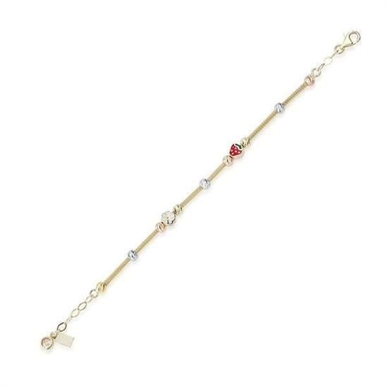 Çilek Mineli Çocuk Bilekliği