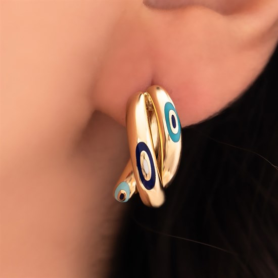 Cetaş Fortuna Mineli 14 Ayar Altın Küpe