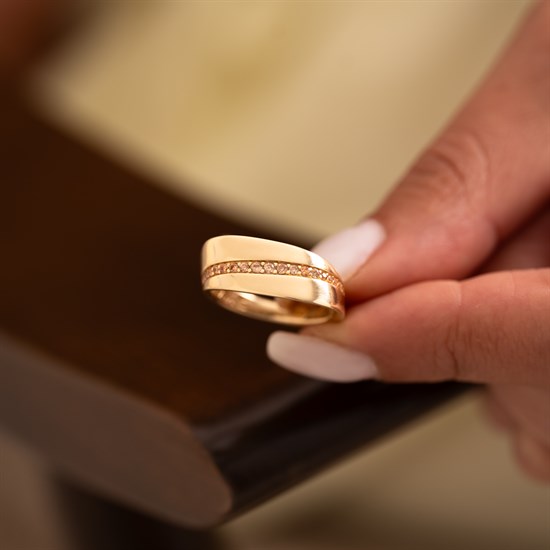 Cetaş Renkli Taşlı 14 Ayar Altın Yüzük