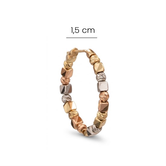 Dorikalı 14 Ayar Altın Küpe