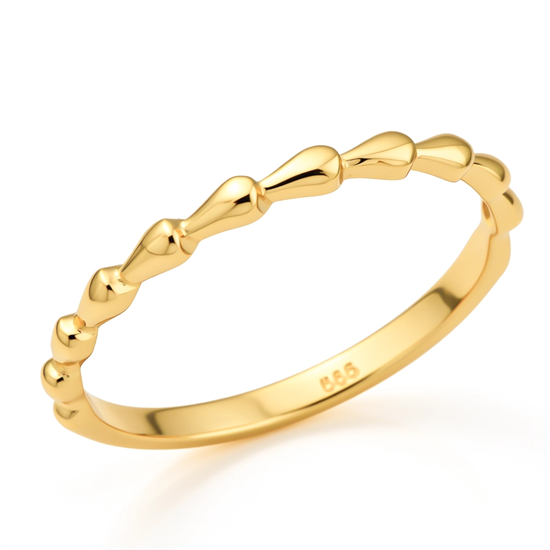 Damla Model 14 Ayar Altın Yüzük