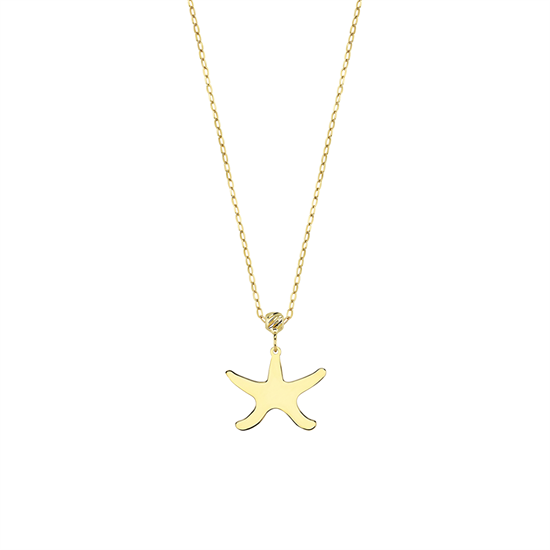 Deniz Yıldızı 14 Ayar Altın Kolye