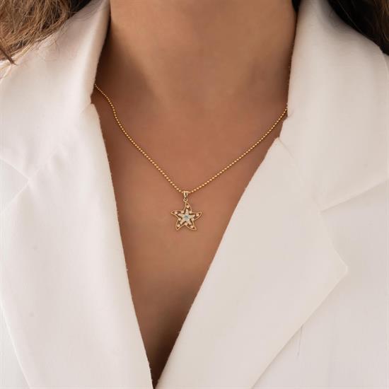 Deniz Yıldızı 14 Ayar Kolye Ucu