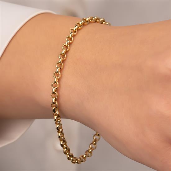 Doç Model 14 Ayar Altın Bileklik