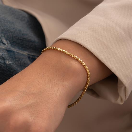 Doç Model 14 Ayar Altın Bileklik