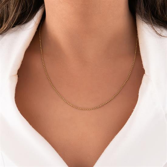 Doç Model Zincir 14 Ayar 1.5 Mm Altın