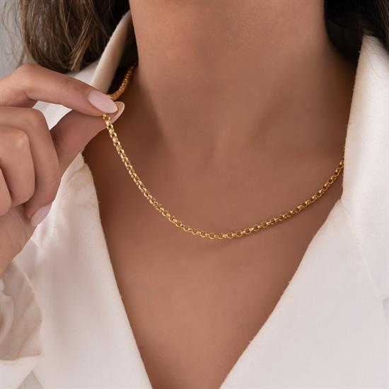 Doç Spor Zincir 14 Ayar Altın 5 Mm