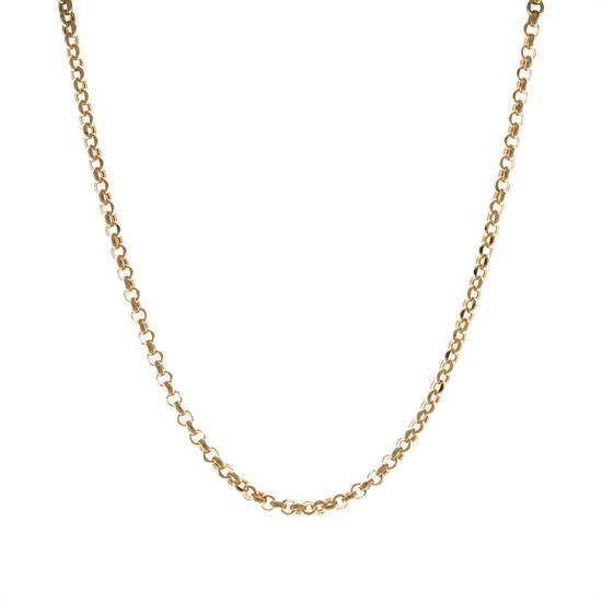Doç Zincir 14 Ayar Altın 4 Mm
