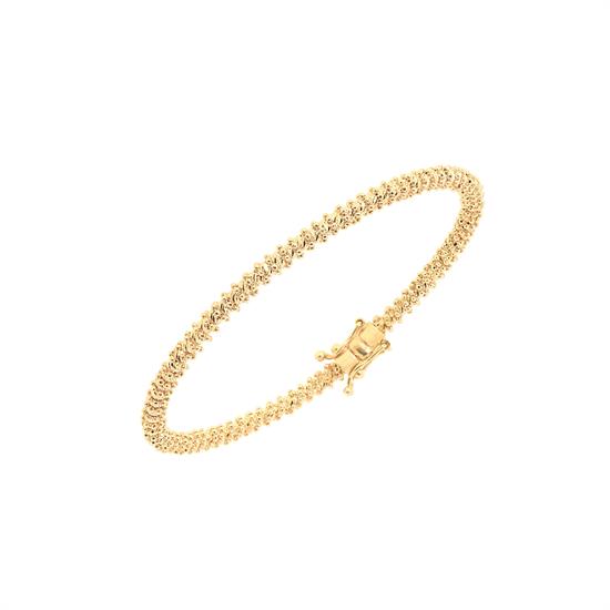 Dorika Sarı 14 Ayar Altın Spor Kelepçe