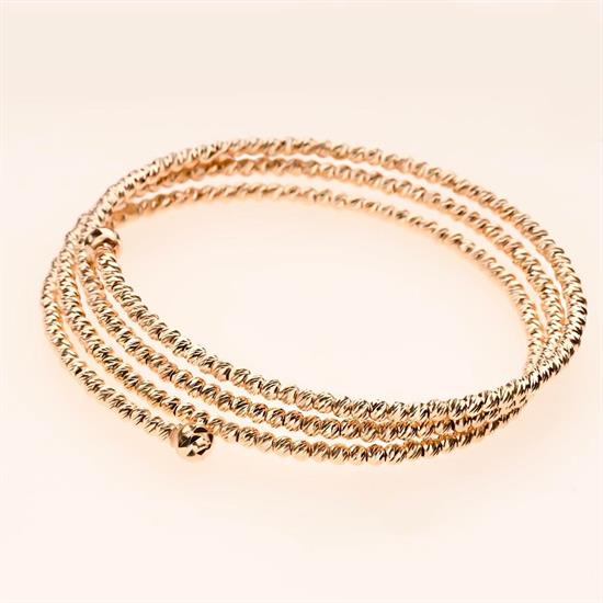 Dorika Sıralı Esnek 14 Ayar Altın Kelepçe