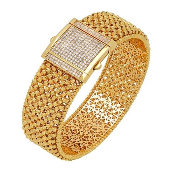 Dorika Toplu 14 Ayar Kelepçe Bilezik