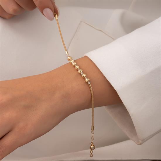 14 Ayar Altın Dorikalı Bileklik