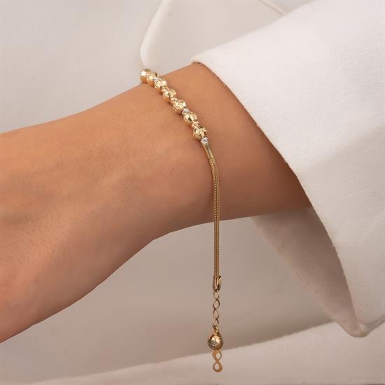 14 Ayar Altın Dorikalı Bileklik