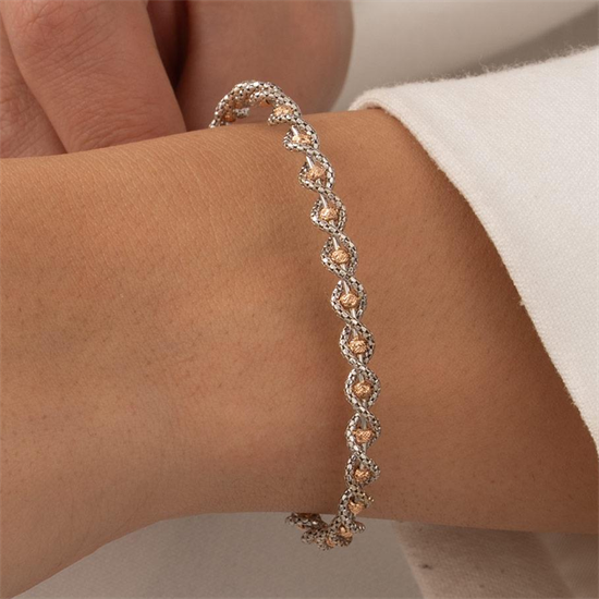 Dorikalı Sarmal 14 Ayar Altın Kelepçe