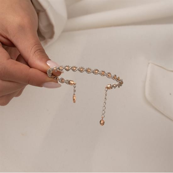 Dorikalı Sarmal 14 Ayar Altın Kelepçe