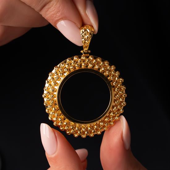 Dorikalı Tam Altın Çerçevesi 14 Ayar Altın